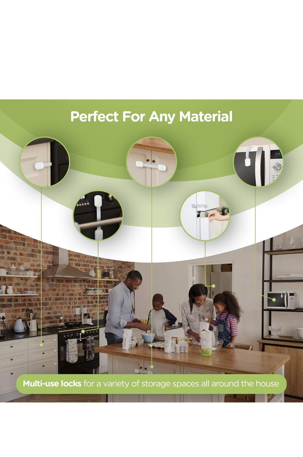 Baby Proofing Child Safety Locks (16 Pack) by Skyla Homes - The Safest, Quickest3