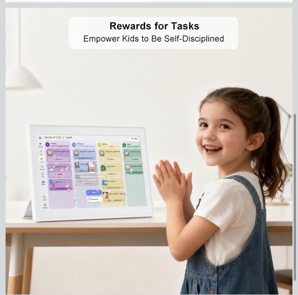Digital Calendar 10.1 Inch Wall Plan Touch Screen WiFi picture esay to use7