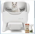 RPZ Automatic Self-Cleaning Cat Litter Box for Large Cats & Multi-Cat Homes, Sm0