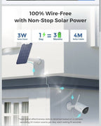 REOLINK Argus Eco+Solar Panel 2K 5MP Solar Security Camera2
