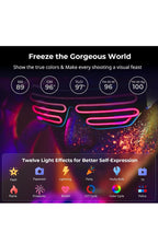 SmallRig RC 60C RGB Bi-Color LED Video Light Built-in Battery 2500K-10000K 48104