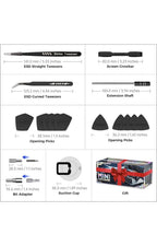 EZARC Electric Screwdriver Set, 181 in 1 Cordless Screwdriver, 3 Torque Black 4