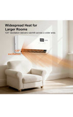Dreo Smart Wall Heater, Electric Space Heater for Bedroom 1500W, 120° Vertical O4