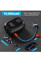 Compresor de aire portátil para inflado de neumáticos, inflado rápido, apagado a3