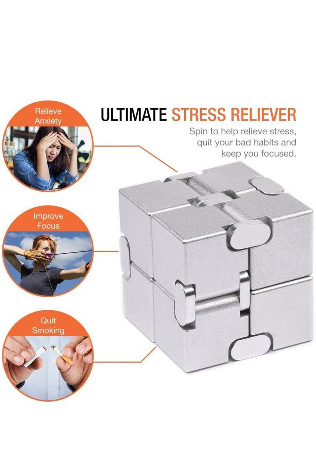 Magic Cube Stress Relief Toys Infinity Cube Portable Toys Decompress Toys Gift1