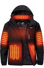 Wasoto - GRAY Heated & Hooded Zip Up Jacket - Adult MEDIUM- Brand New - Heated0