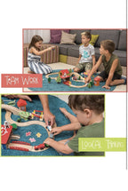 Wooden Train Set - 69 Pieces Wooden Train Tracks & Trains for Kids, Toddler B...3