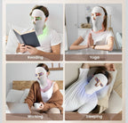 Máscara facial LED Terapia de luz Cuidado de la piel Anti envejecimiento US NEW6