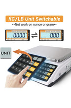 Price Computing Scale NTEP Certified for Legal Trade Rechargeable, Commercial...4