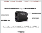 Gogogo Sport Vpro GS03 Laser Golf/Hunting Rangefinder, 1000/1200 Yards Laser2