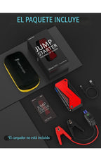 DBPOWER Arrancador portátil de 1600 A, 18000 mAh (motor de gasolina de hasta 7.27