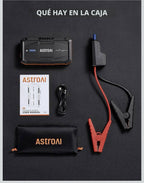 AstroAI Arrancador de batería de coche S8, batería de arranque de coche de 15007