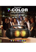 W-King Portable Bluetooth Speaker, 120W Peak Loud Bass Boombox4