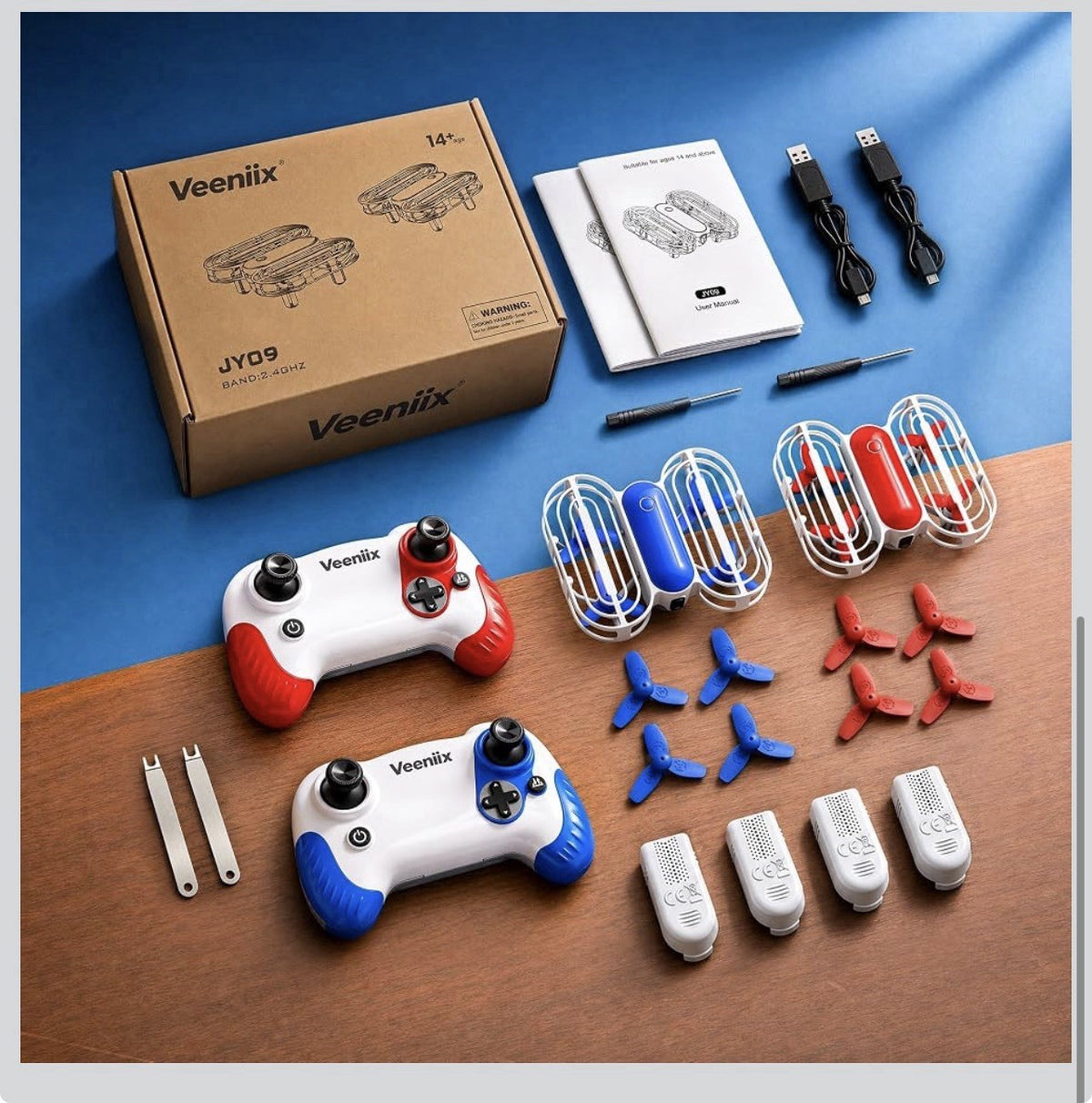 Veeniix 2 Player Mini Drone with Battle Mode Indoor RC Quadcopter Plane7