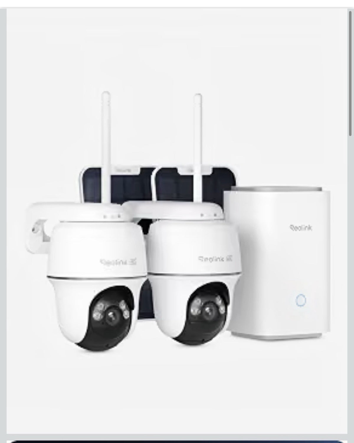 REOLINK Argus PT Ultra 4K Solar Security Camera Outdoor System 2 Pack Encrypted0
