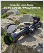 EZshoot FFP Rifle Scope with Zero Stop, MOA Illuminated Reticle, Parallax Ad7