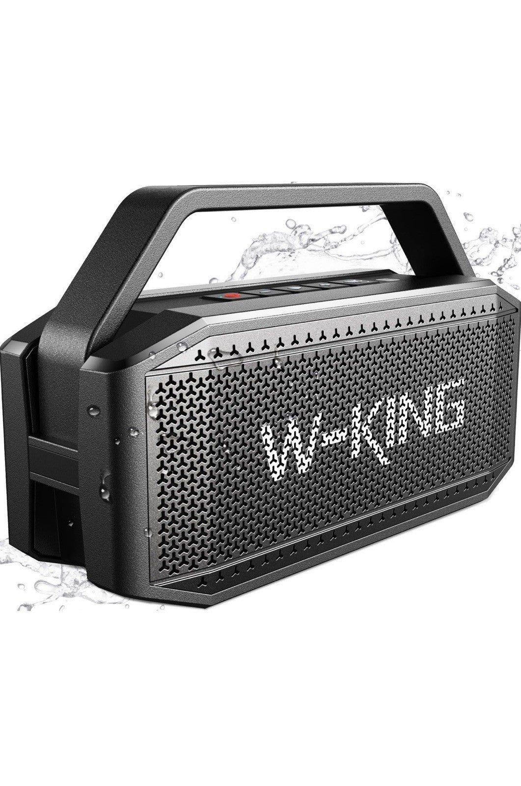 W-KING Bluetooth Speaker, 100W Peak Outdoor Portable Loud Speakers0