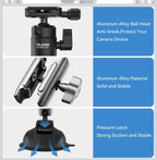 Soporte de montaje para cámara de triple ventosa, trípode resistente para5