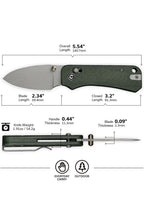 CIVIVI Cuchillo de bolsillo pequeño para EDC, Baby Banter 2 Crossbar Lock Cuchi1