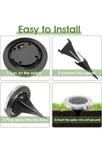 Solar Lights Outdoor Waterproof,16 Pack Solor Ground Light for Outside, Solar...4