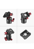 SmallRig Cabezal de bola de trípode, cabezal de bola panorámico giratorio de 3605