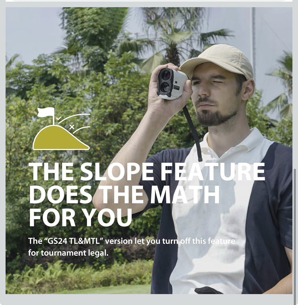 Gogogo Sport Vpro GS24 Golf & Hunting Laser Rangefinder, 7X Magnification7