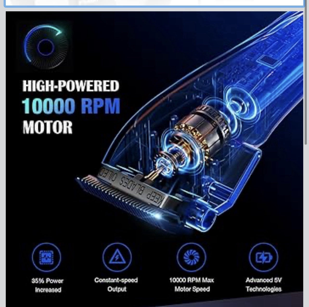 SUPRENT Cortapelos profesionales para hombres, combo de cortapelos y recortadora1