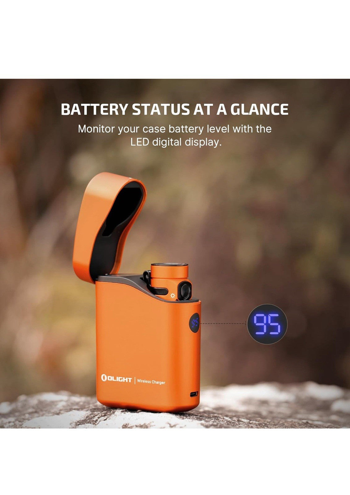 OLIGHT Baton4 EDC Flashlight 1300 Lumens, Rechargeable, Waterproof, OD Green4