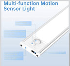 5 Pack Under Cabinet Lighting,Rechargeable Motion Sensor Light Indoor,3 Colors D4