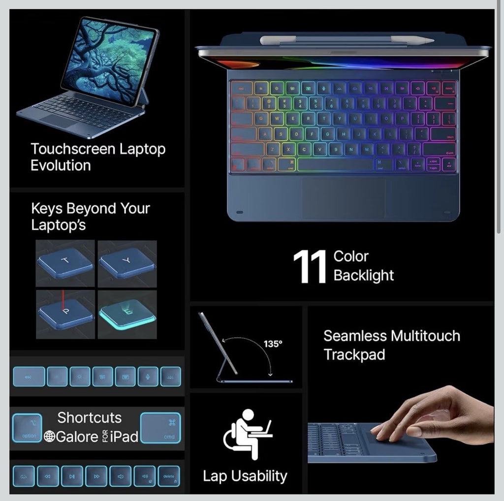 typecase Edge Magic-Style Magnetic Keyboard Case for iPad Air 13/2