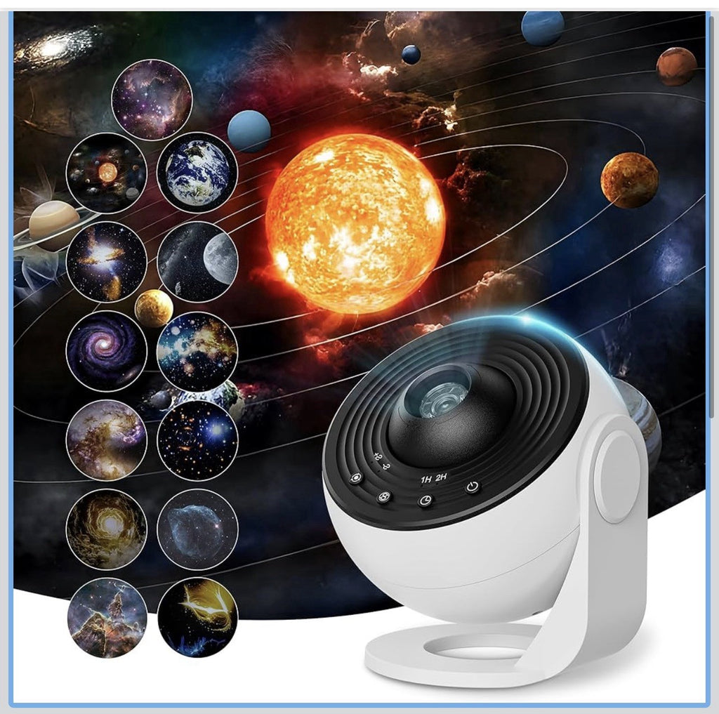 Proyector Galaxy Pro para dormitorio, proyector de estrellas planetario 13 en 10