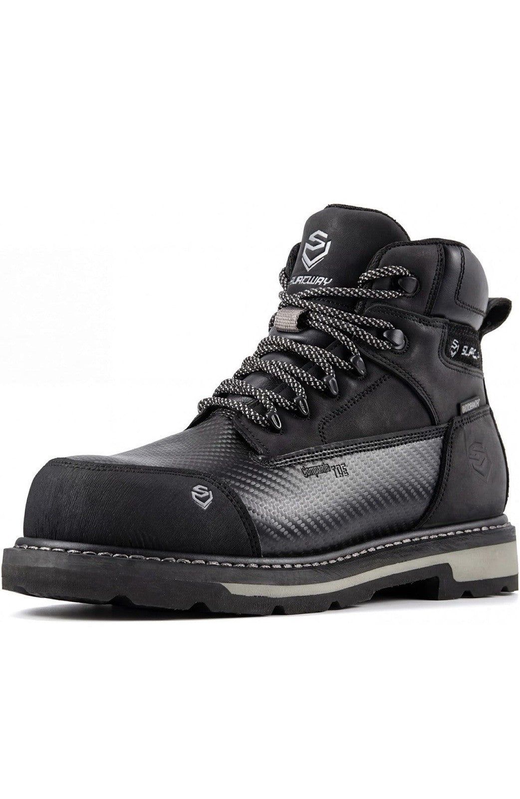 SUREWAY Men's 6" Soft/Composite Toe Heavy Duty Waterproof Work Boot Goodyear... 0
