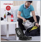 Pistola de masaje de percusión terapéutica de mano con 5 ajustes de velocidad,1