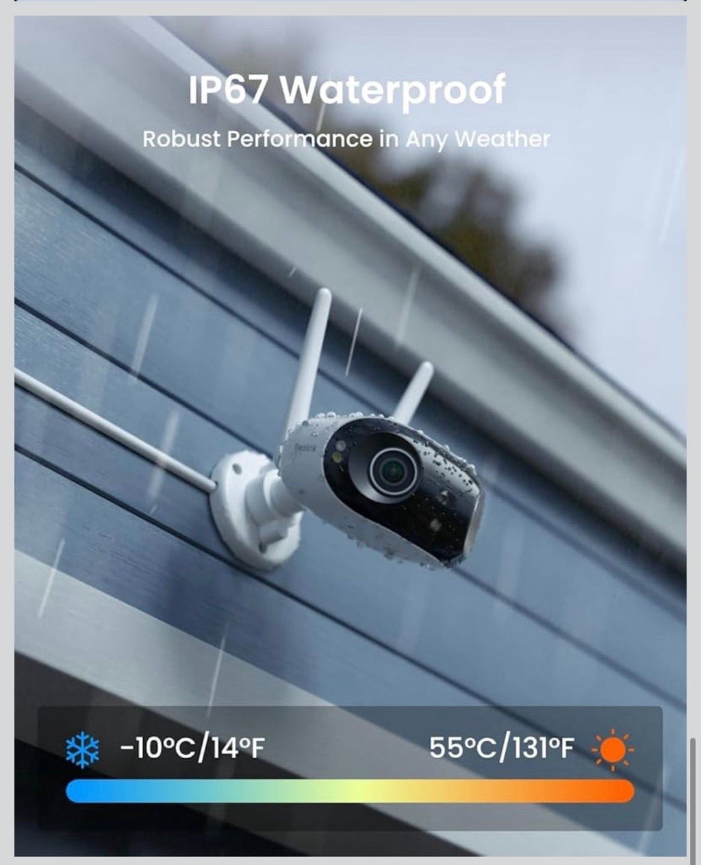 Reolink Elite WiFi 8MP 4K Dual-Lens Plug-in Security Camera Color Night Vision9
