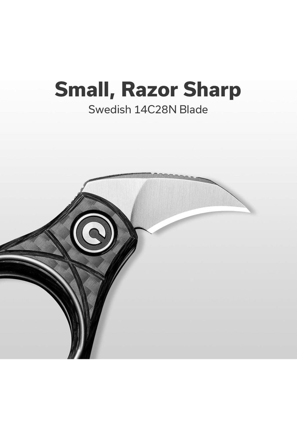 CIVIVI Pyrus Mini cuchillo para llavero (1 pieza), cortador pequeño de caja ple3
