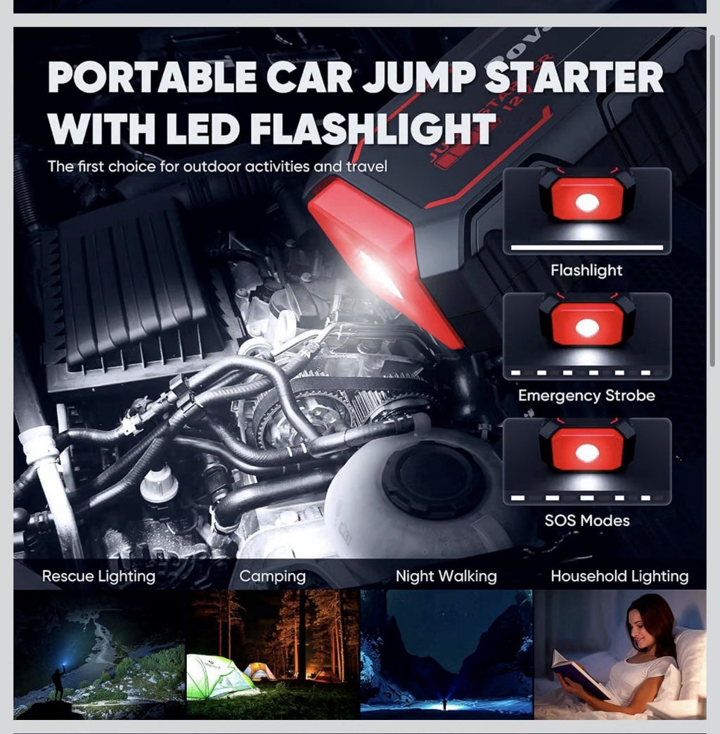 Povasee Jump Starter 5000A Car Jumper Starter, Model A30 12V Jump Box for Car2