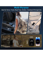 Compresor de aire portátil para inflado de neumáticos, inflado rápido, apagado a5