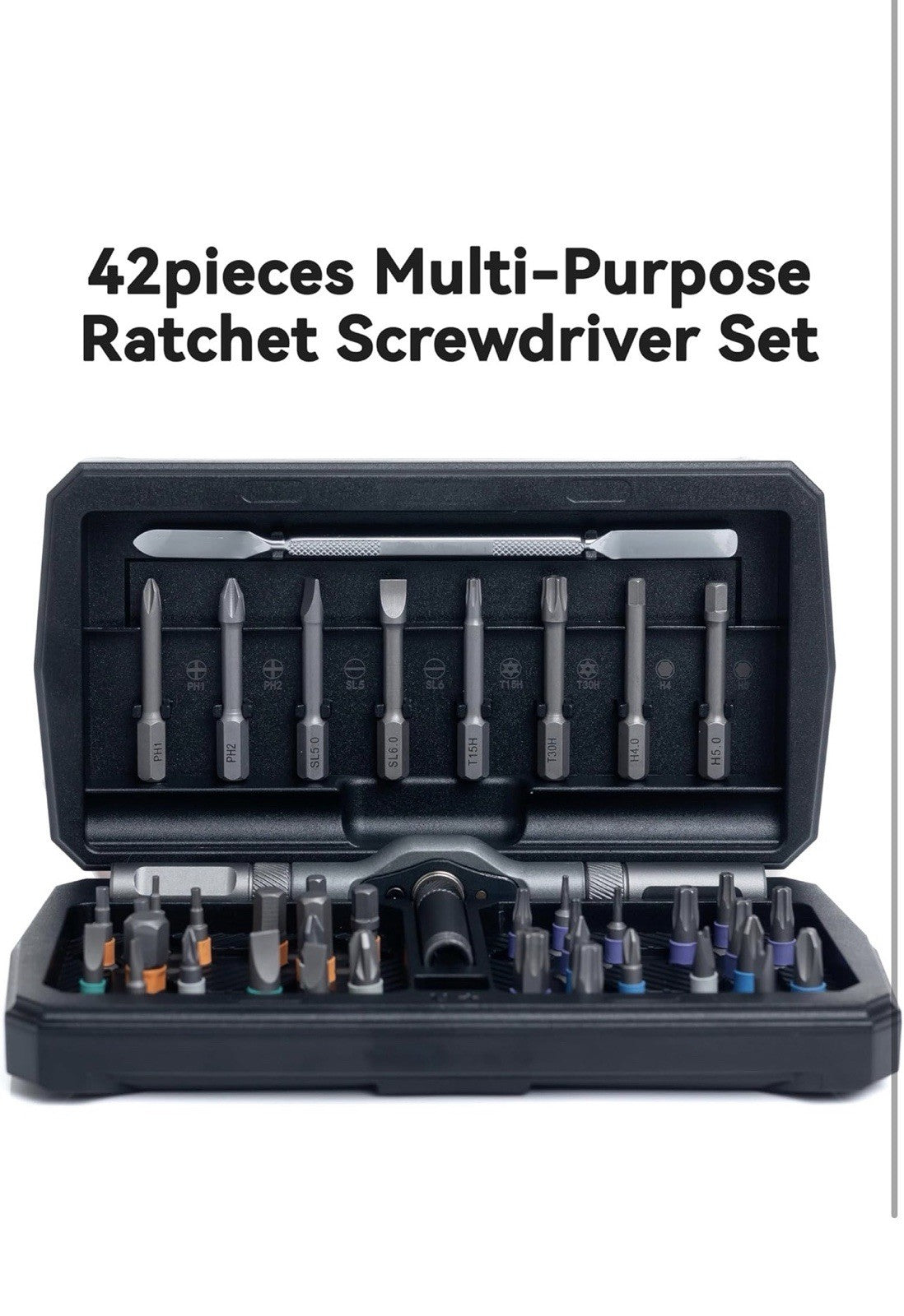 42 in 1 Magnetic Screwdriver Set Multi Bit Magneti DIY Ratchet Screwdriver Set2