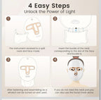 Máscara facial LED Terapia de luz Cuidado de la piel Anti envejecimiento US NEW5
