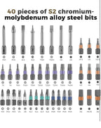 42 in 1 Magnetic Screwdriver Set Multi Bit Magneti DIY Ratchet Screwdriver Set