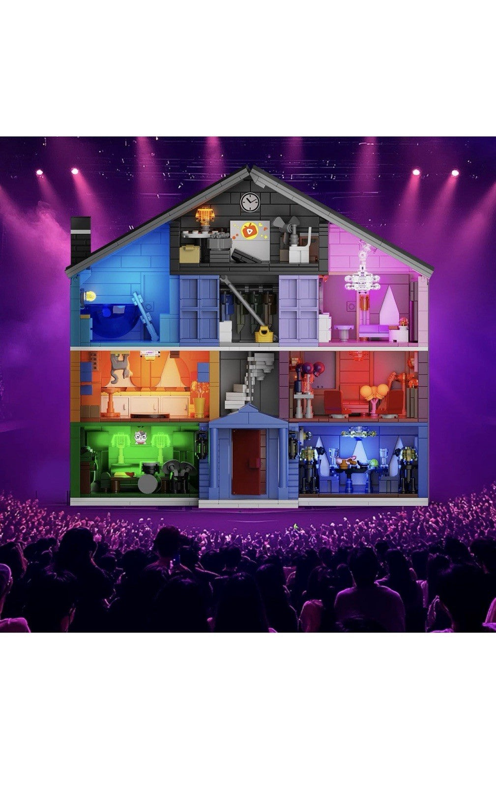 Juego de construcción de Star House, modelo de juguete de Star House compatibl3