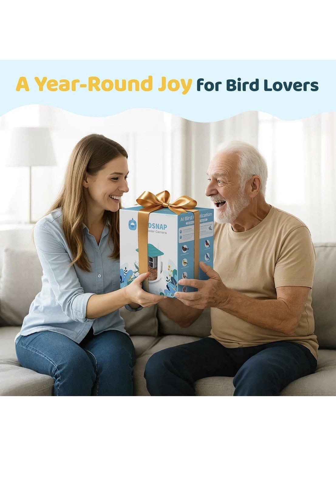 TUC Comedero Inteligente para Pájaros con Cámara+Panel Solar Tarjeta SD 64g.20246