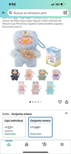 Lulu The Piggy - Caja ciega – 6 piezas Joyful Time Series Llavero de felp7