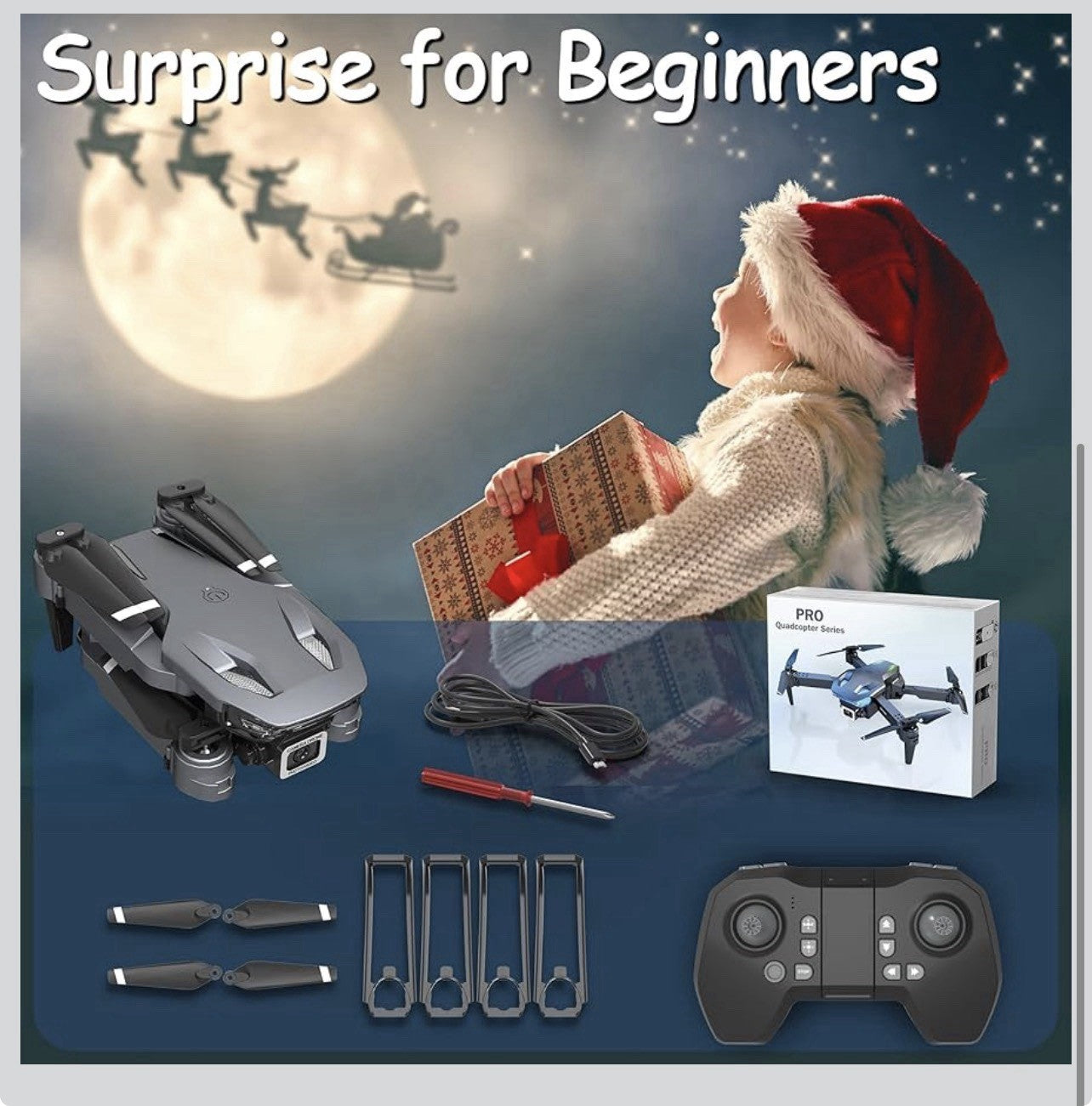 Drone with Camera Wipkviey T28 - Mini Drone 90° Adjustment RC quadcopter...5