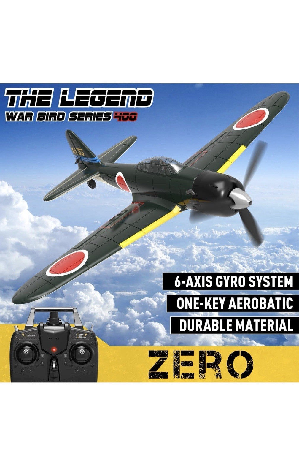 VOLANTEXRC Avión RC para principiantes, avión RC de la Segunda Guerra Mundial 4C7