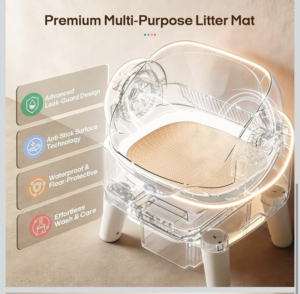 RPZ Automatic Self-Cleaning Cat Litter Box for Large Cats & Multi-Cat Homes, Sm4