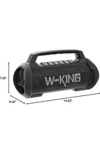 W-King Portable Bluetooth Speaker, 120W Peak Loud Bass Boombox7