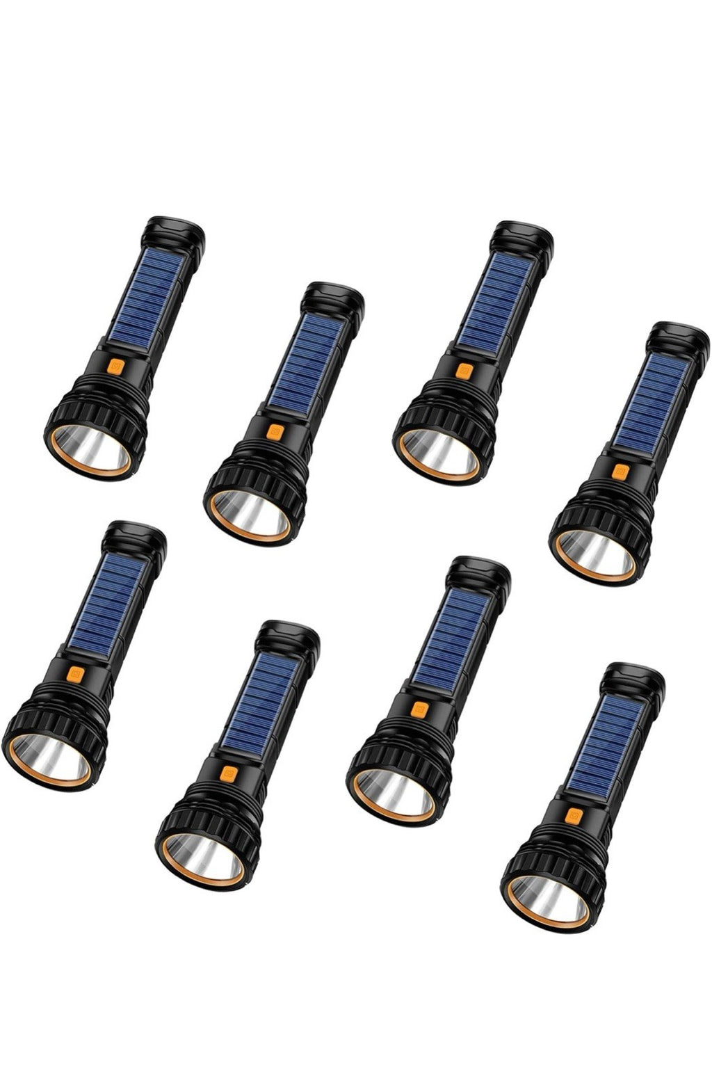 Linterna LED multifunción solar/recargable 1000 lúmenes, con luz estroboscópica0