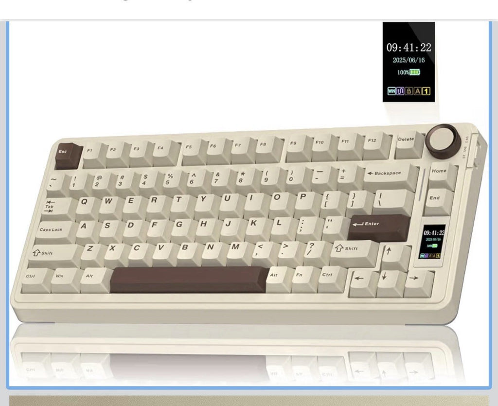 AULA S75 PRO Wireless Mechanical Gaming Keyboard with Screen&Knob, 80 Keys0