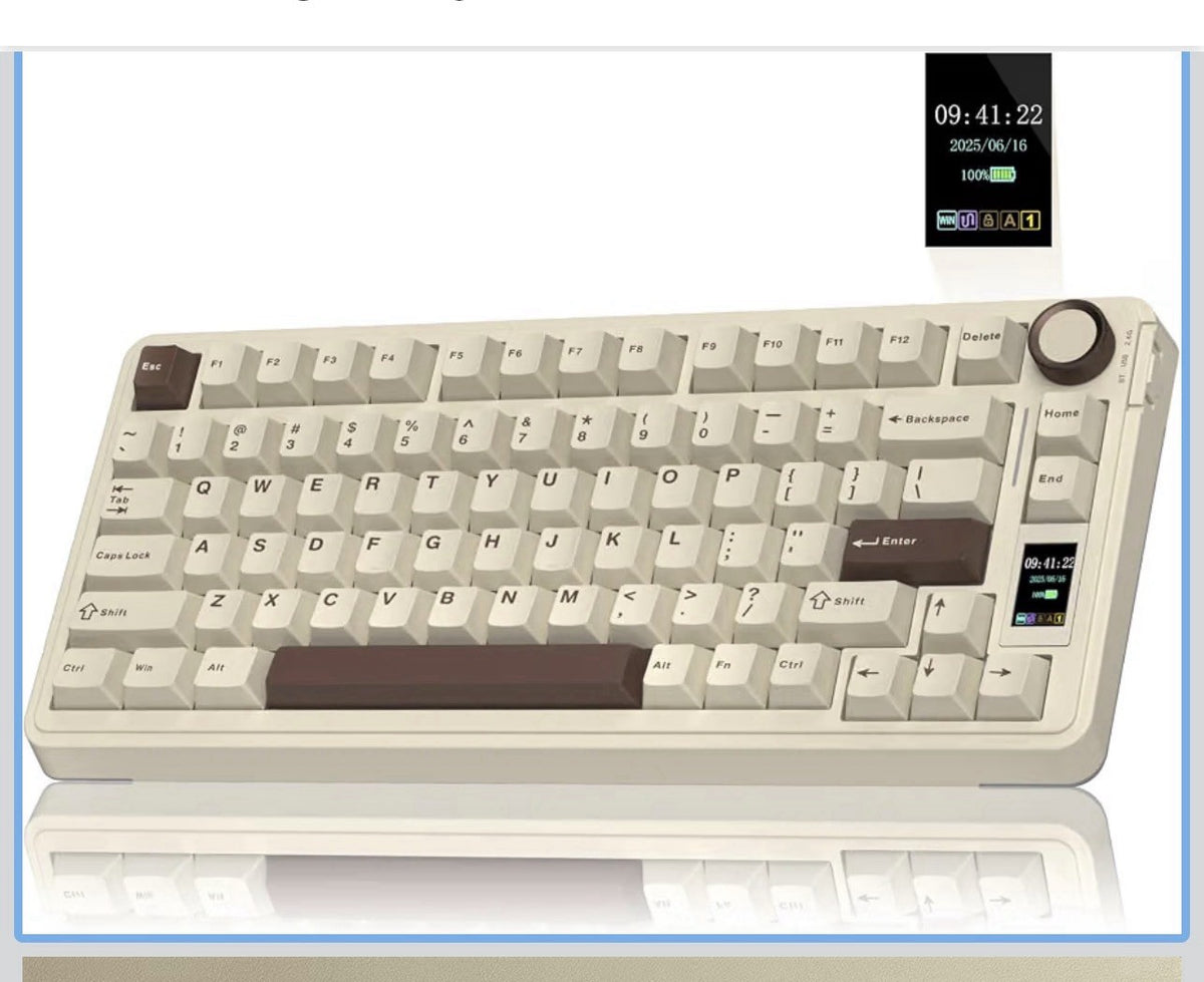 AULA S75 PRO Wireless Mechanical Gaming Keyboard with Screen&Knob, 80 Keys0